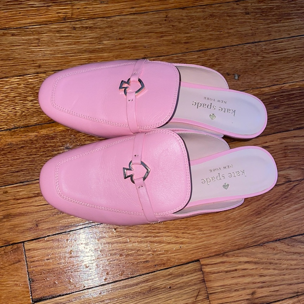 Kate Spade Pink Flat Mules